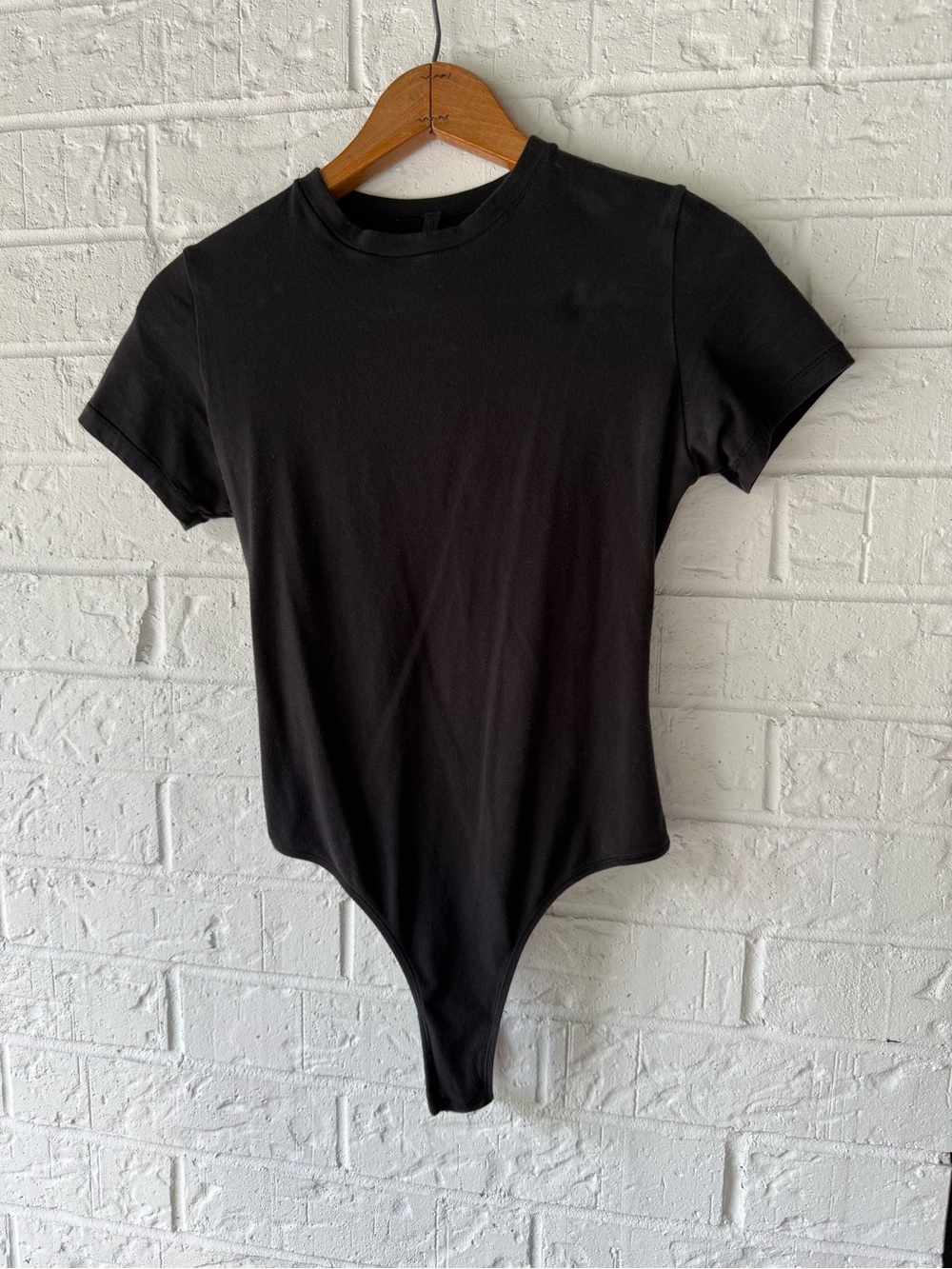 Skims Onyx Cotton Body Suit SZ M